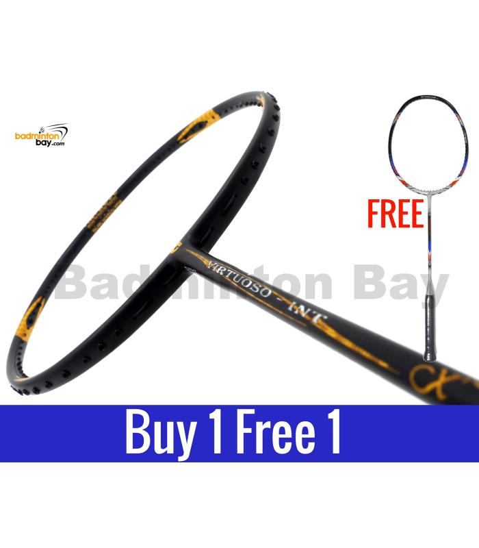 Buy 1 Free 1: Apacs Virtuoso INT Badminton Racket (4U)