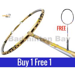 Buy 1 Free 1: Apacs Virtuoso Pro Gold Badminton Racket (3U)