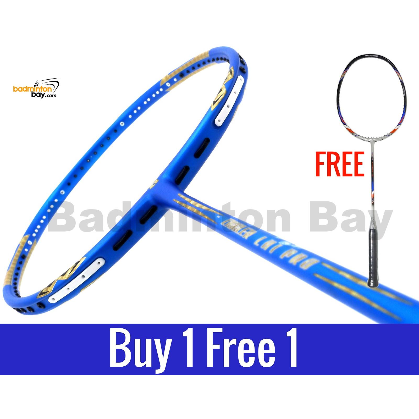 Buy 1 Free 1 Apacs Ziggler LHI PRO Blue (Lee Hyun-il) Badminton Racket Compact Frame (4U)