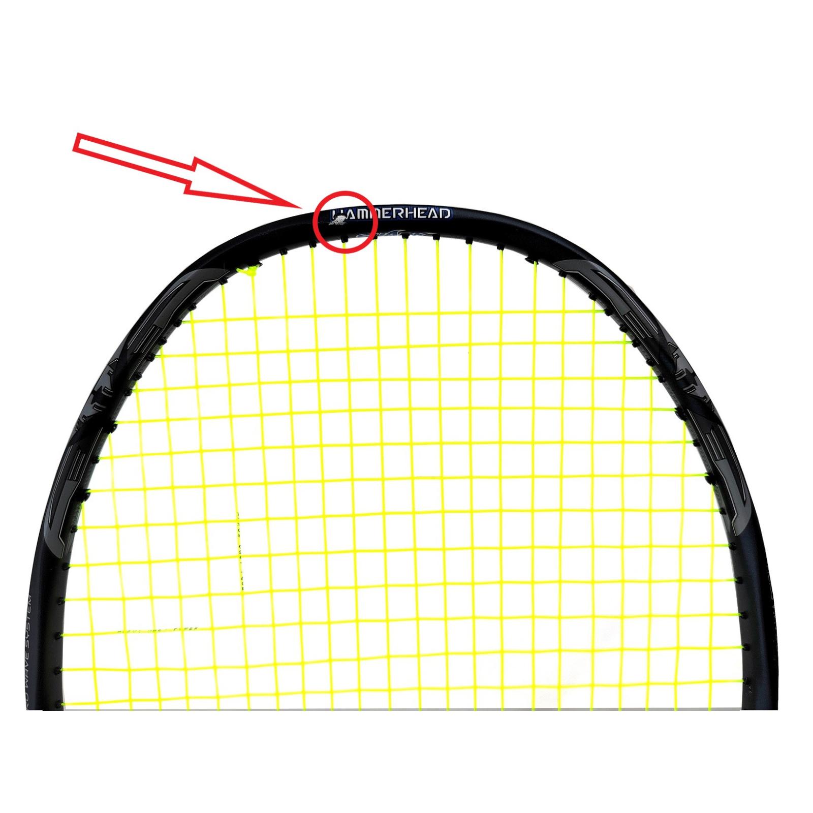 30 OFF Abroz Shark Hammerhead Badminton Racket (6U) Strung With Yellow Abroz DG67 Power 24lbs