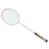 15% OFF Pre-strung Apacs Nano Fusion 722 Speed Pink Matte (6U) Badminton Racket Strung with Turquoise Apacs Elite III String at 23/24lbs (2 knots)