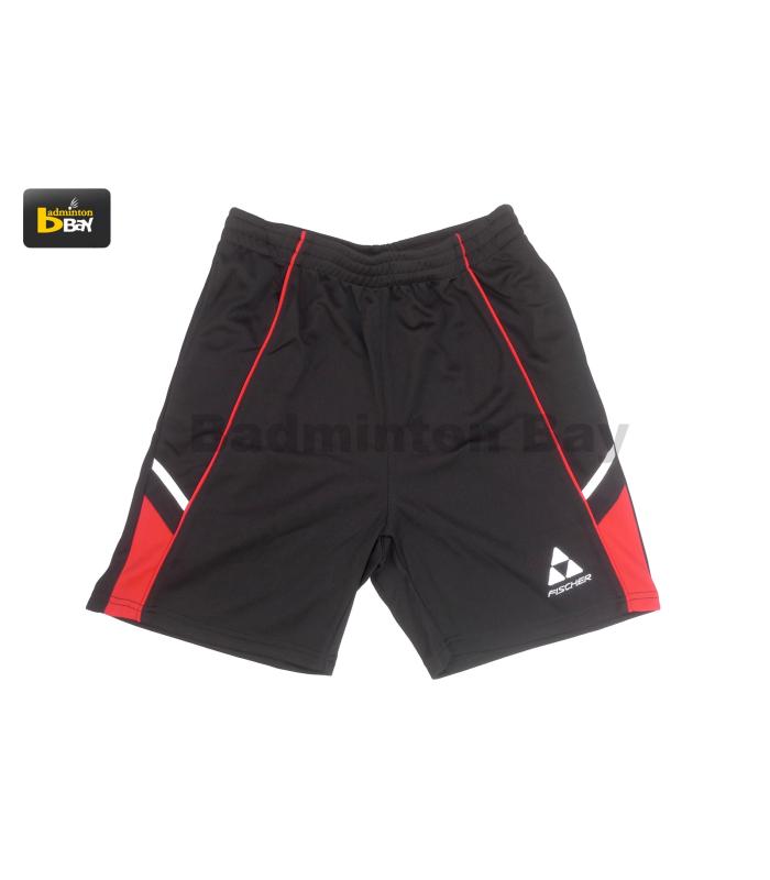 ~Out of stock Fischer Quick Dry Men's Black Red Sport Shorts Pants T81000
