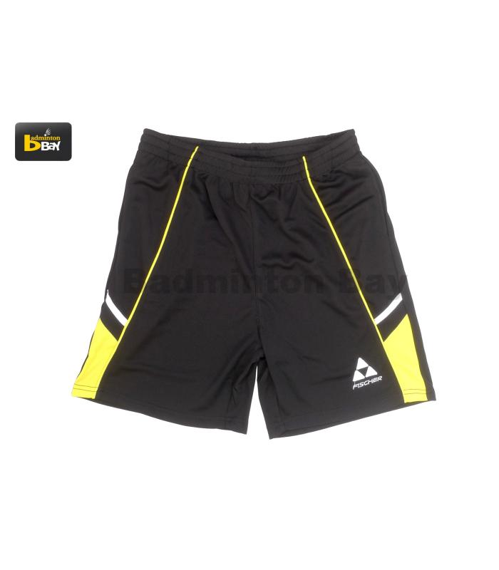 ~Out of stock Fischer Quick Dry Men's Black Yellow Sport Shorts Pants T81000
