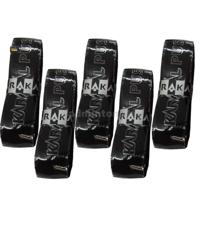 Karakal PU Super Replacement Grip (5 pieces in Black Colour )