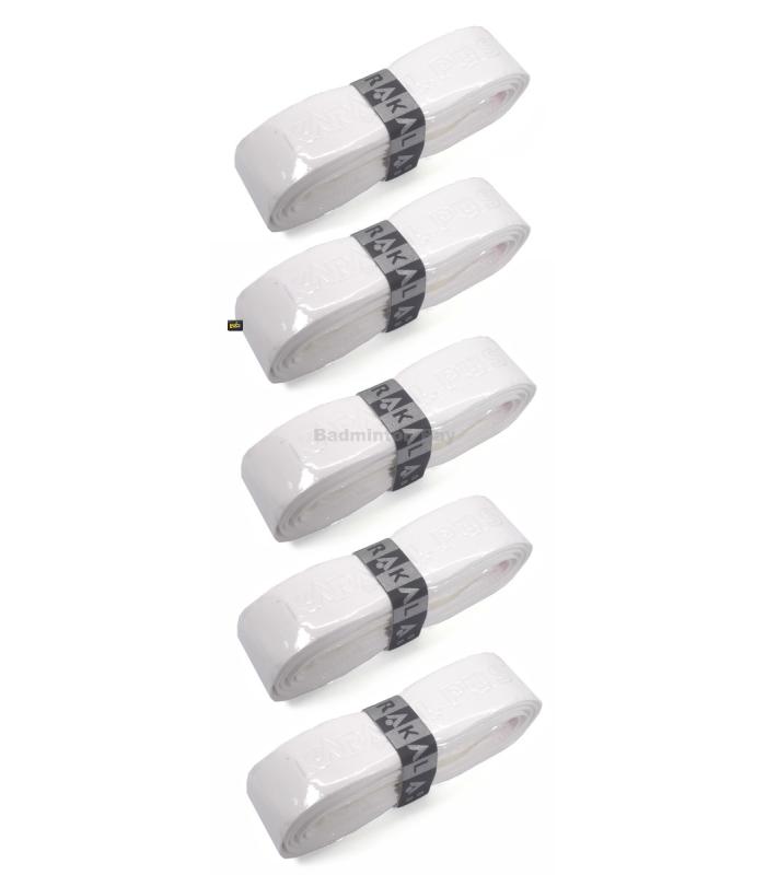 Karakal PU Super Replacement Grip (5 pieces in White Colour )