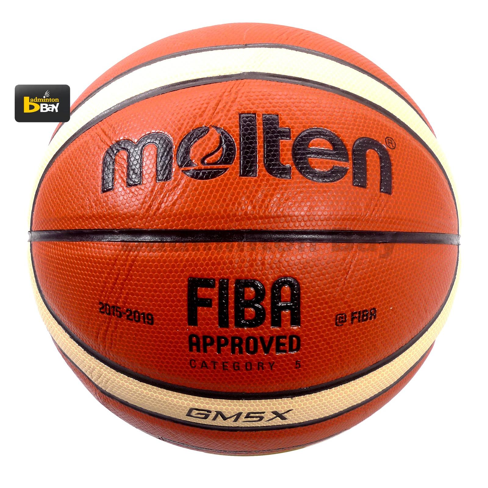 FIBA APPROVED PU LEATHER BASKETBALL IN VARIOUS SIZES **BGM5X/BGM7X** 
