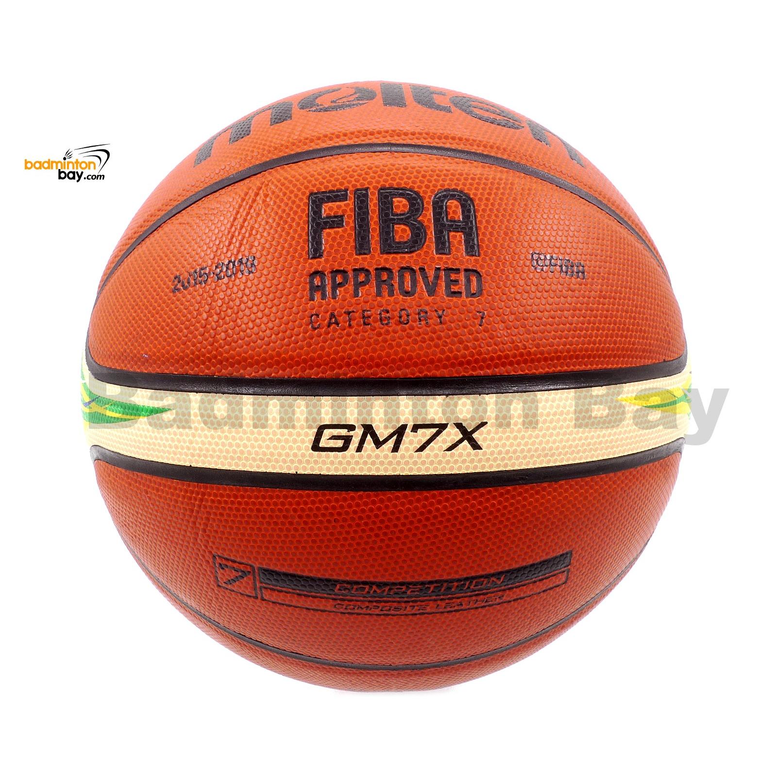 Molten GM7X FIBA Approved Ind/Out Basketball Official Size 7 Composite Leather 