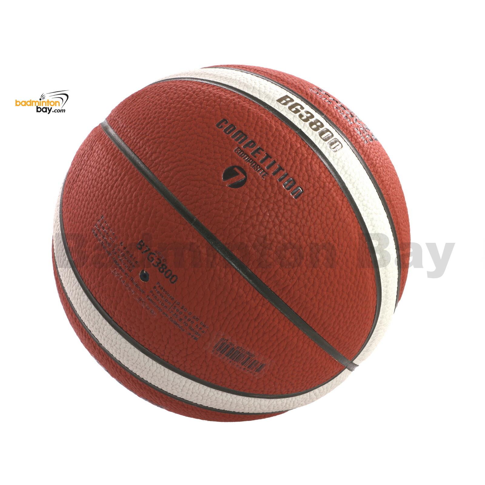 Molten B7G3800 Basketball Comp Leather FIBA Size 7-29.5 BG3800 Series GM7X 