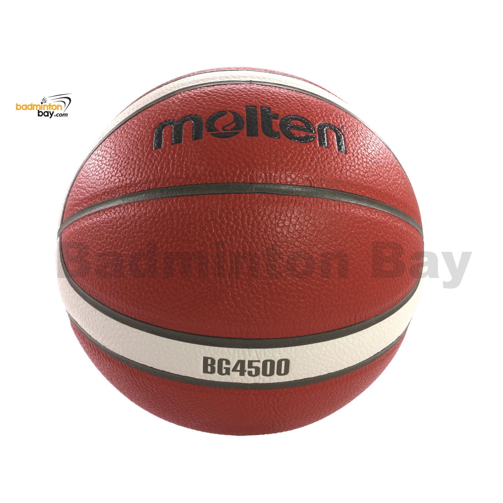 Indoor Play Orange/Ivory FIBA Approved Molten BG3800 Basketball Composite Leather 