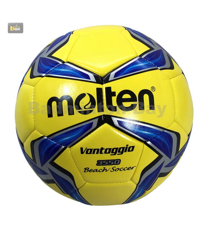 ~Out of stock Molten F5V3550-Y Beach Football VANTAGGIO Yellow Blue Size 5
