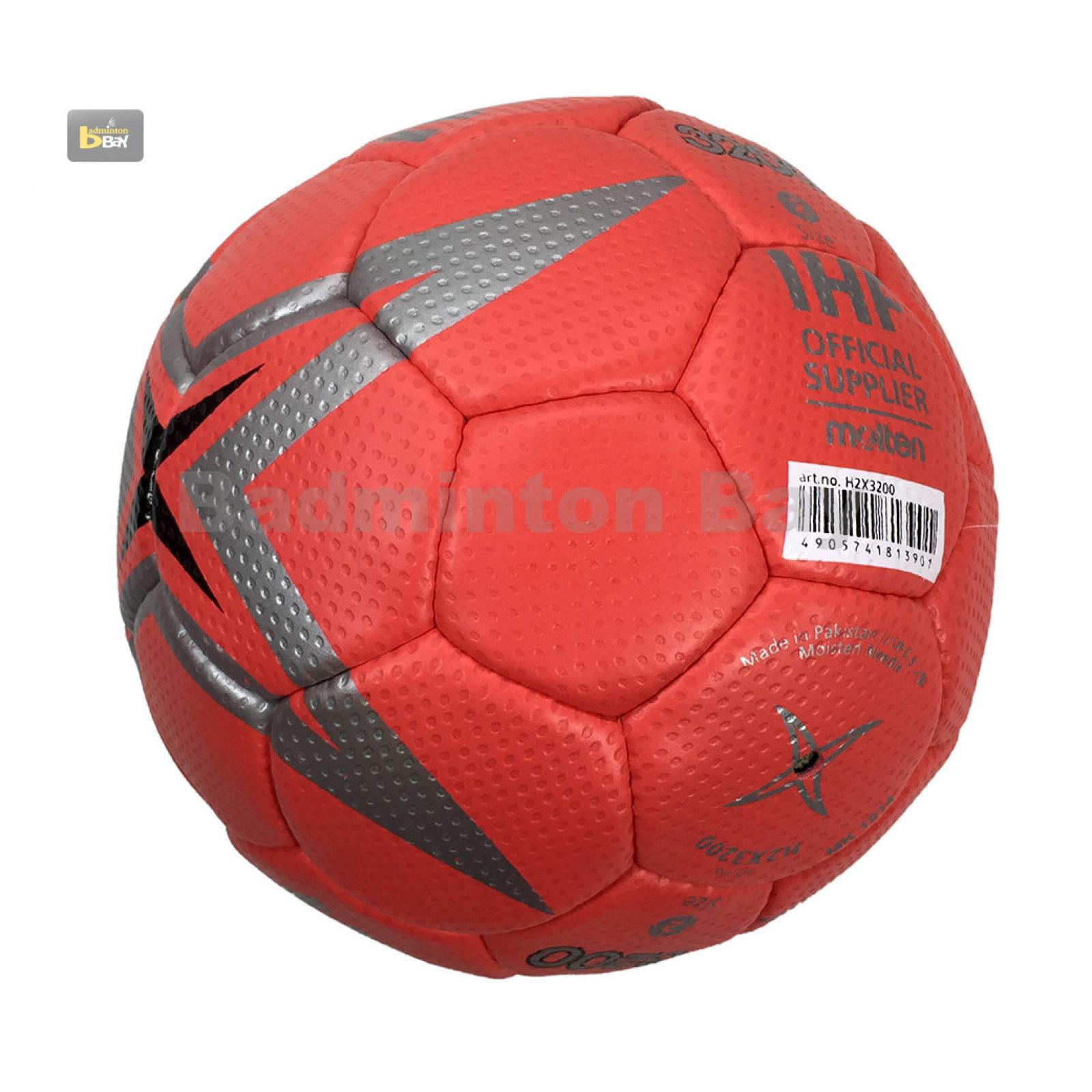 Molten Competition Handball H2X3200-2 Red/Silver Size 2 