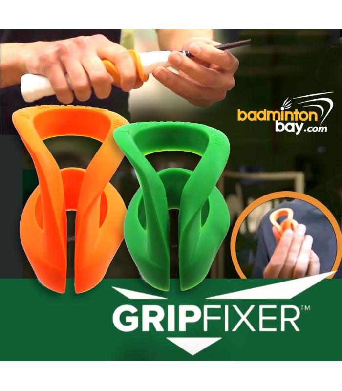 2 Pieces Gripfixer Grip Corrector Training Tool Made In Denmark For Effective Coaching To Correct Finger Placement On Badminton Handle