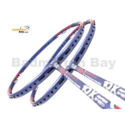 2 Pieces Deal: Apacs Blend Duo 10X Blue Red White Badminton Racket (6U)