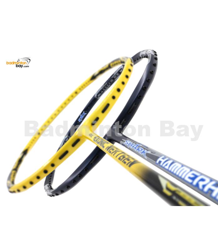 2 Pieces Deal: Abroz Exonic Nextgen + Abroz Shark Hammerhead Badminton Racket 