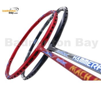 2 Pieces Deal: Abroz Shark Mach II + Abroz Shark Hammerhead Badminton Racket