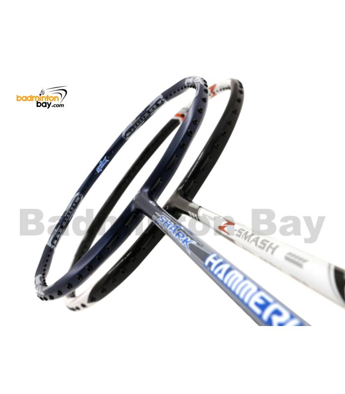 2 Pieces Deal: Abroz Shark Hammerhead + Abroz Nano Power Z-Smash Badminton Racket