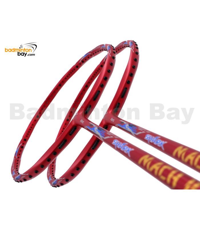 2 Pieces Deal: Abroz Shark Mach II Badminton Racket (6U) Mark II