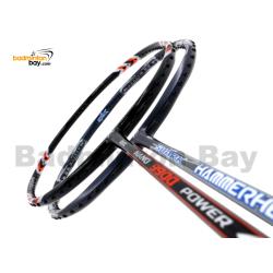 2 Pieces Deal: Abroz Nano 9900 Power + Abroz Shark Hammerhead Badminton Racket