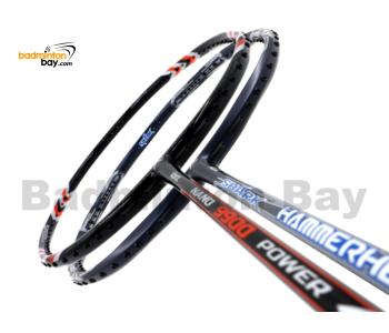 2 Pieces Deal: Abroz Nano 9900 Power + Abroz Shark Hammerhead Badminton Racket