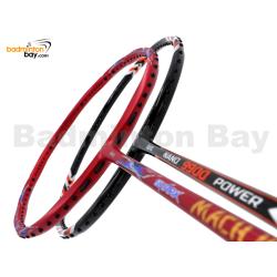 2 Pieces Deal: Abroz Shark Mach II + Abroz Nano 9900 Power Badminton Racket