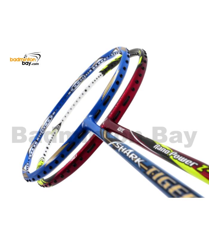 2 Pieces Deal: Abroz Shark Tiger + Abroz Nano Power Z-Light Badminton Racket