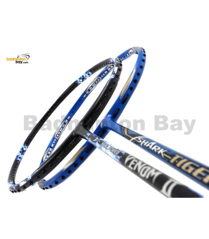 2 Pieces Deal: Abroz Nano Power Venom II + Abroz Shark Tiger Badminton Racket