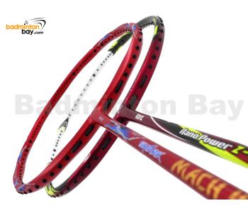 2 Pieces Deal: Abroz Shark Mach II + Abroz Nano Power Z-Light Badminton Racket