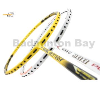 2 Pieces Deal:  Apacs Nano Power 900 White + Abroz Exonic Nextgen Badminton Racket 