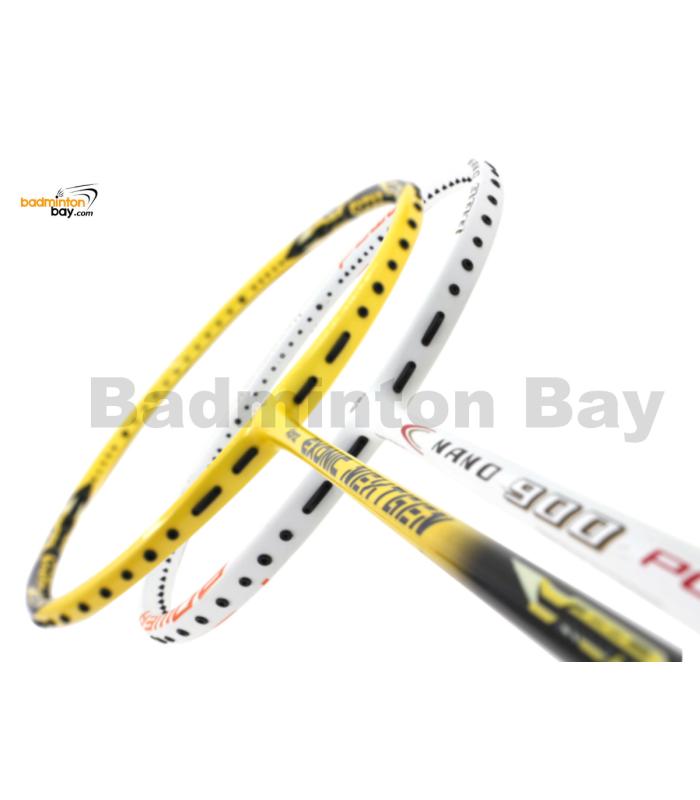 2 Pieces Deal:  Apacs Nano Power 900 White + Abroz Exonic Nextgen Badminton Racket 