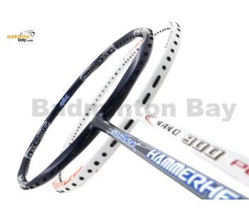2 Pieces Deal:  Apacs Nano Power 900 White + Abroz Shark Hammerhead Badminton Racket 