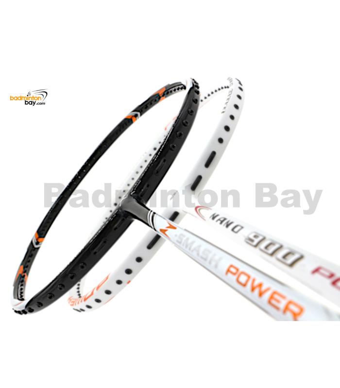 2 Pieces Deal:  Apacs Nano Power 900 White + Abroz Z-Smash Power Badminton Racket 