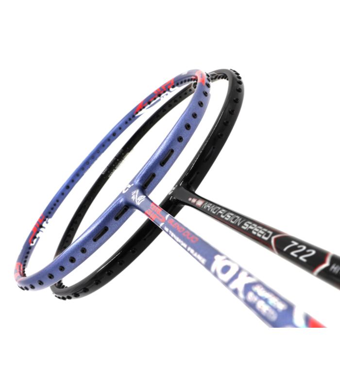 2 Pieces Deal: Apacs Blend Duo 10X (6U) + Apacs Nano Fusion 722 Speed Black (6U) Badminton Racket