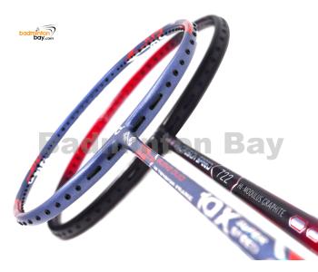 2 Pieces Deal: Apacs Blend Duo 10X (6U) + Apacs Nano Fusion 722 Speed Red (6U) Badminton Racket