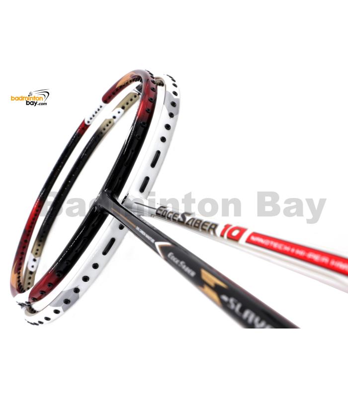 2 Pieces Deal: Apacs EdgeSaber 10 White + Apacs EdgeSaber Z Slayer Badminton Racket