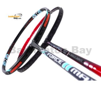 2 Pieces Deal: Apacs Force II Max Dark Grey + Apacs Nano Fusion Speed 722 Red Badminton Racket
