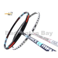 2 Pieces Deal: Apacs Force II Max Dark Grey + Apacs Nano Fusion Speed 722 White Badminton Racket