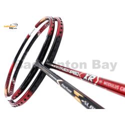 2 Pieces Deal: Apacs Nano Fusion Speed XR Black Red + Apacs Edgesaber Z Slayer Badminton Racket