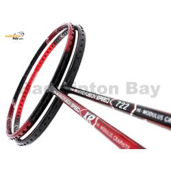 2 Pieces Deal: Apacs Nano Fusion Speed XR Black Red + Apacs Nano Fusion Speed 722 Red Badminton Racket