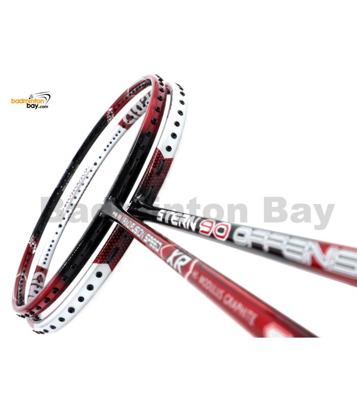 2 Pieces Deal: Apacs Nano Fusion Speed XR Black Red + Apacs Stern 90 Offensive Badminton Racket