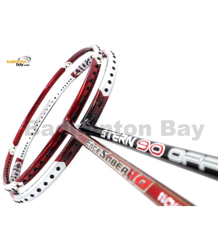 2 Pieces Deal: Apacs Stern 90 Offensive + Apacs Edgesaber 10 Red Badminton Racket