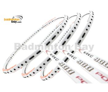 3 Pieces Rackets - Apacs Nano 900 Power White Badminton Racket 