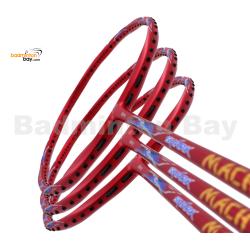 3 Pieces Rackets - Abroz Shark Mach II Badminton Racket (6U) Badminton Racket (Limited time only)