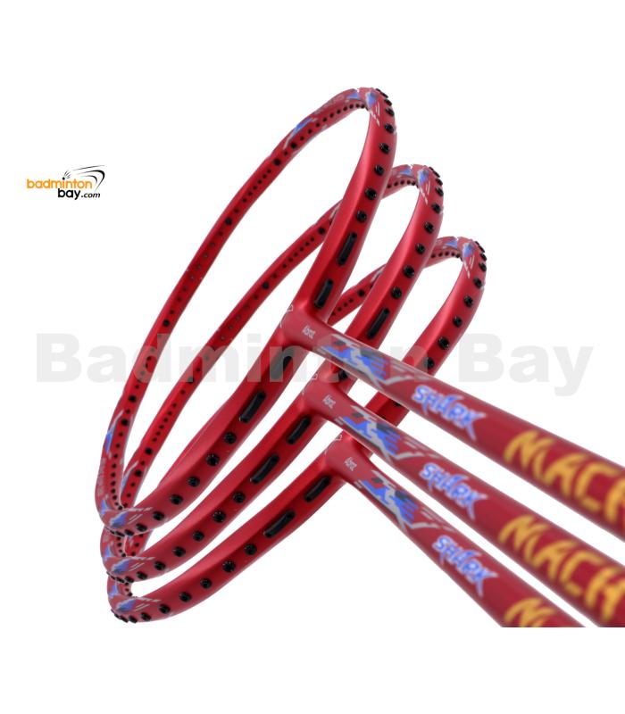 3 Pieces Rackets - Abroz Shark Mach II Badminton Racket (6U) Badminton Racket (Limited time only)