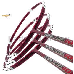 3 Pieces Rackets - Apacs EdgeSaber 10 (Red) Badminton Racket