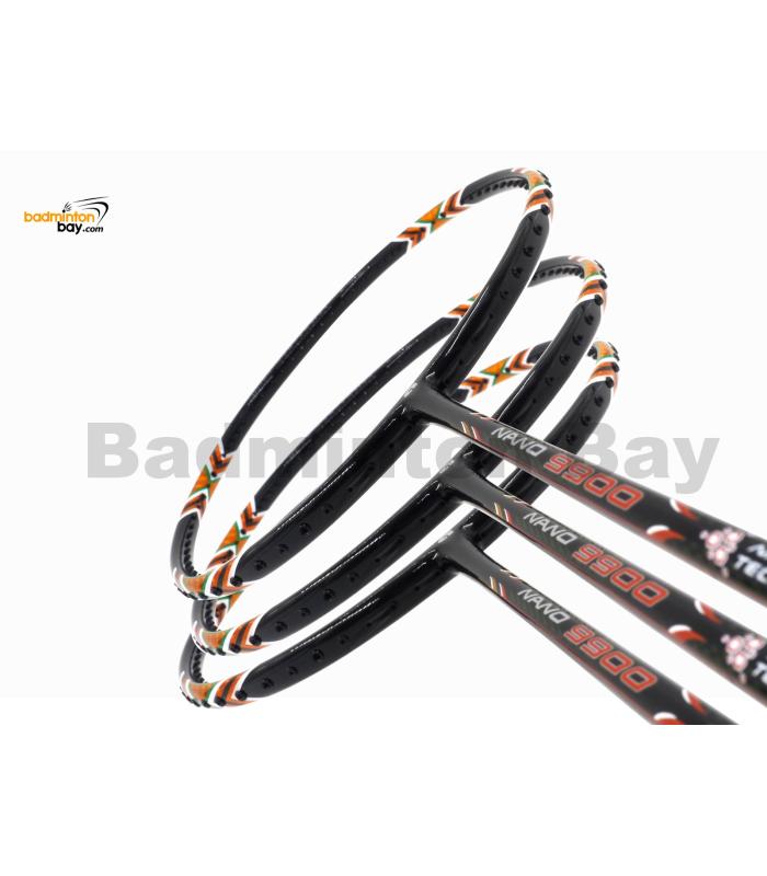 3 Pieces Rackets -Apacs Nano 9900 Badminton Racket (4U)