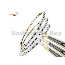 3 Pieces Rackets - Apacs Virtuoso Performance White Badminton Racket (3U)