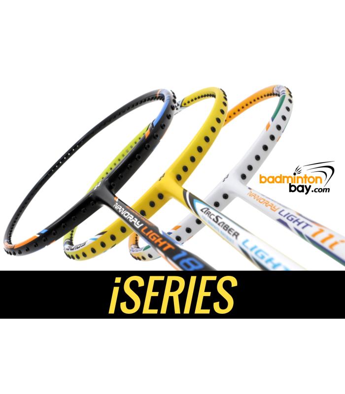 Staff Picks iSeries : 3 Rackets - Yonex Arcsaber Light 10i, Nanoray Light 11i & Nanoray Light 18i iSeries (5U-G5) Badminton Rackets