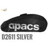 Gold Silver Bundle: Apacs High Quality 2-Compartment Bag + 3 Pieces Rackets - Apacs Feather Weight X SPECIAL (XS) Black Gold Badminton Racket (8U) Worlds Lightest