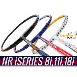 Staff Picks iSeries : 3 Rackets - Yonex Nanoray Light 8i, Nanoray Light 11i & Nanoray Light 18i iSeries (5U-G5) Badminton Racket