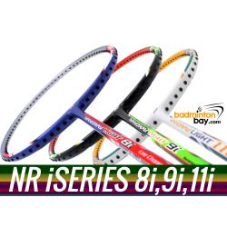 Staff Picks iSeries : 3 Rackets - Yonex Nanoray Light 8i, Nanoray Light 9i & Nanoray Light 11i iSeries (5U-G5) Badminton Racket